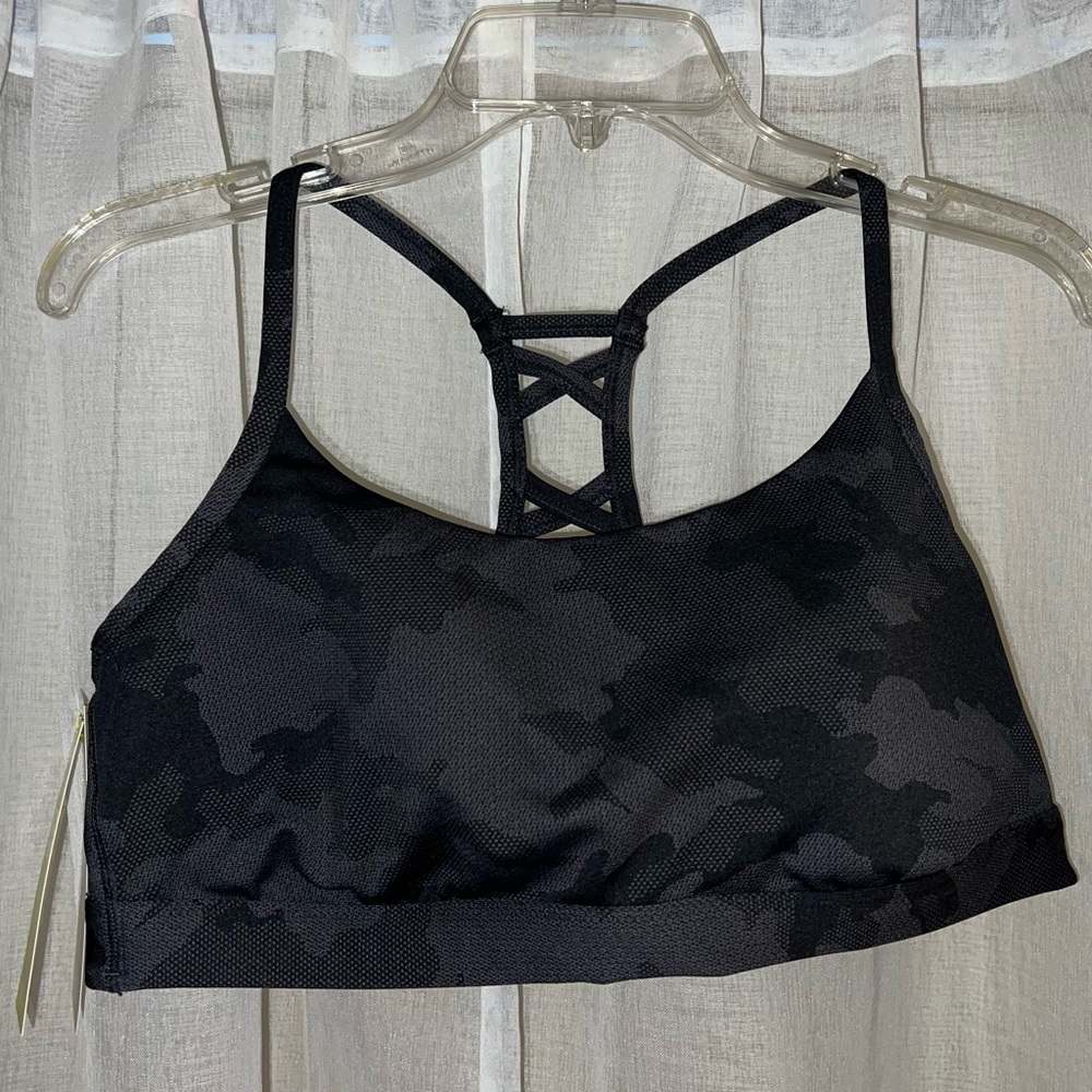 NWT | Black Camo Sports Bra